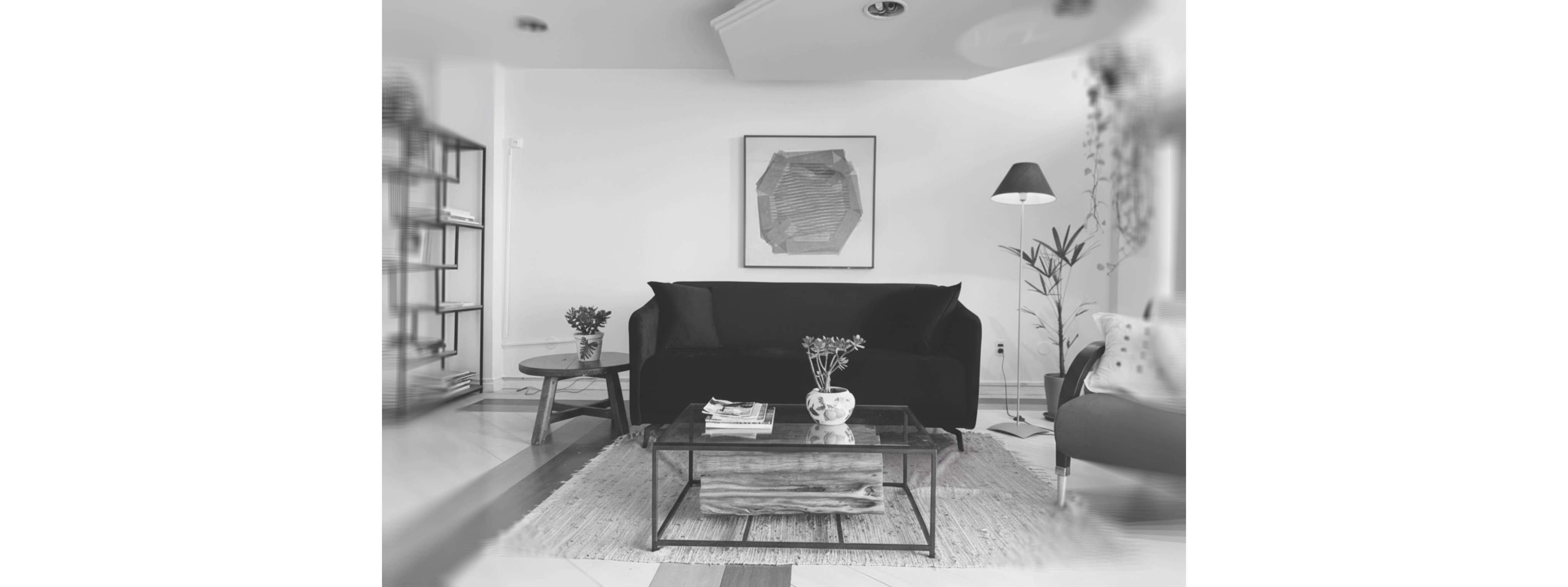 Minimal, empty dance studio