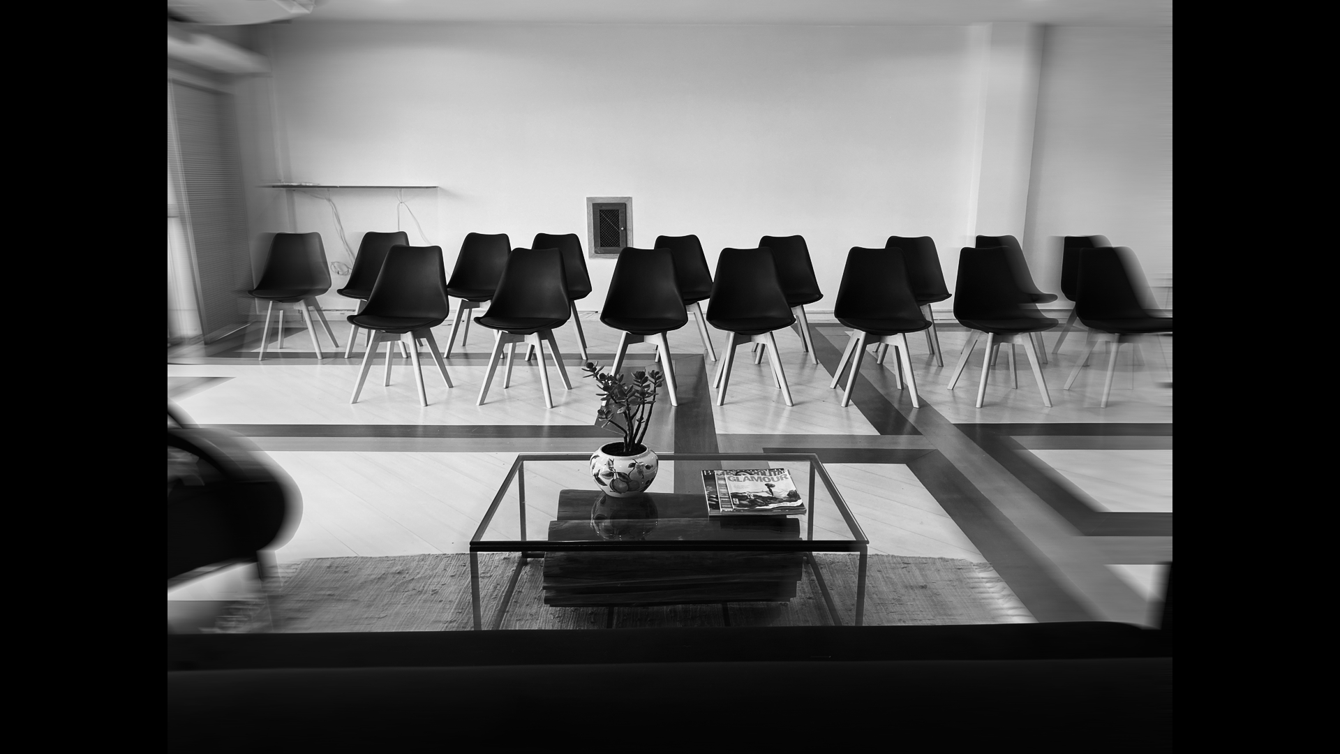 Photo of a group of modern dancers posing on a stage.